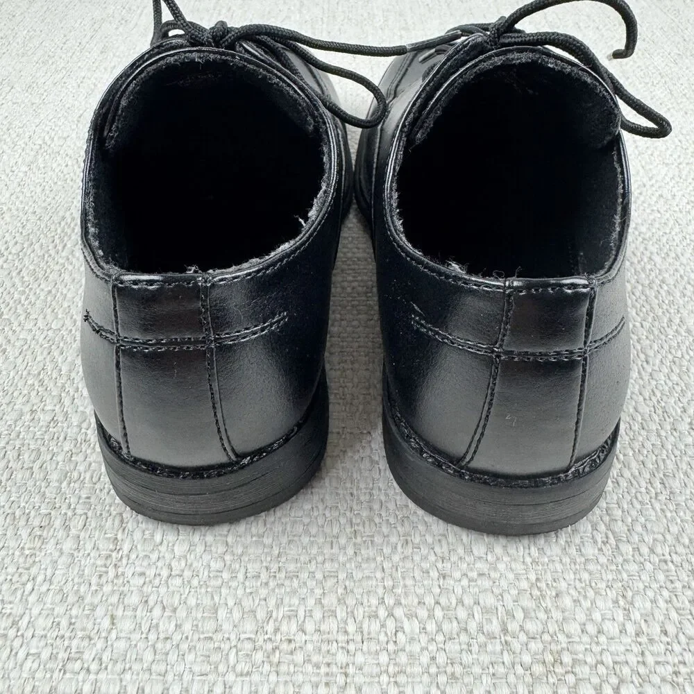 Sonoma Alexander Dress Shoes Boys Size 1 Black Lace Up Formal Oxford Comfort